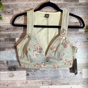 NWT! Wild Fable Denim Crop Top